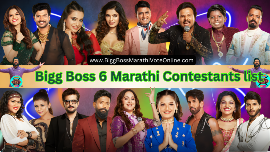 Bigg Boss 6 Marathi Contestants List